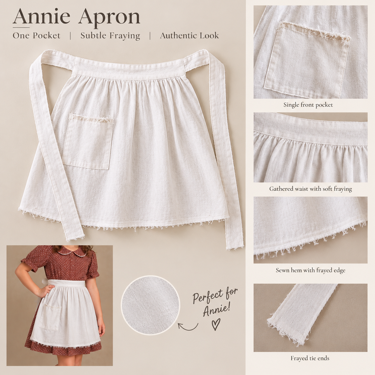 Costume Apron | Handmade Vintage-Inspired Apron