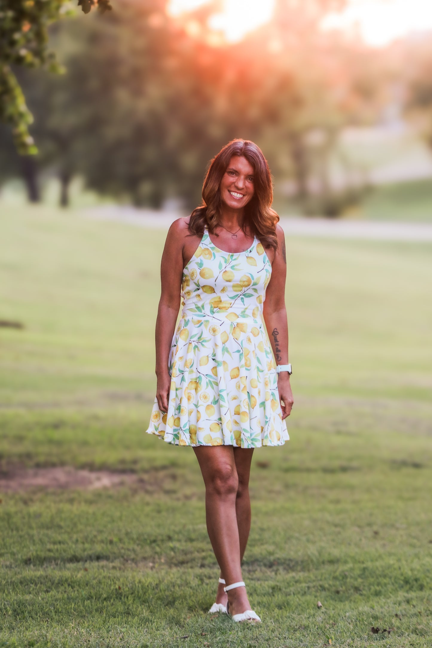 The Leighton Dress- Lemonade (Adult)