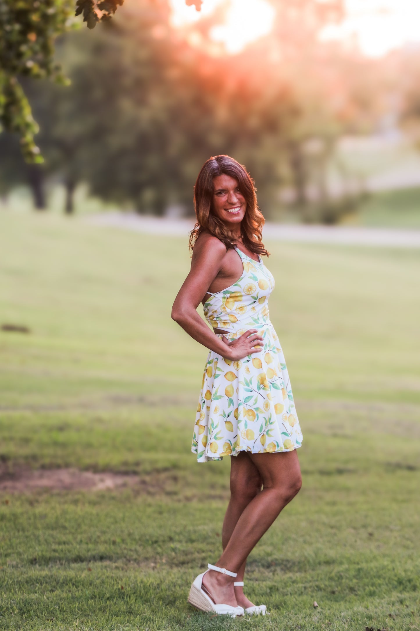 The Leighton Dress- Lemonade (Adult)