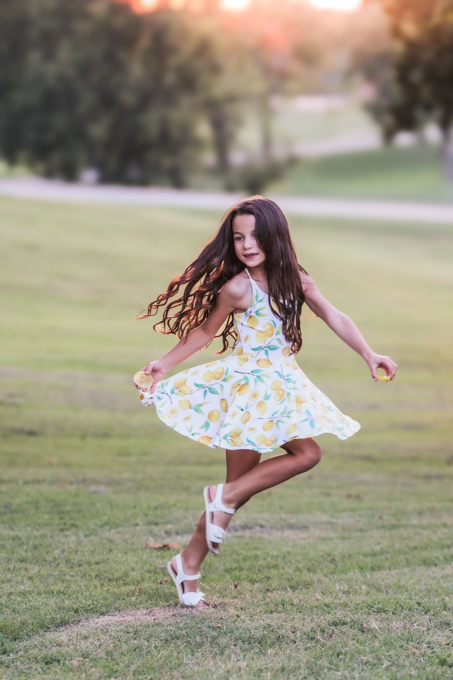 The Leighton Dress- Lemonade (Child)