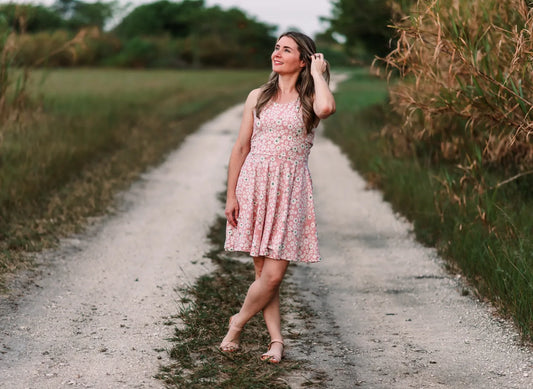 The Leighton Dress- Soft Floral (Adult)