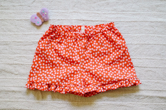 Summer Floral Ruffle Shorts - Child