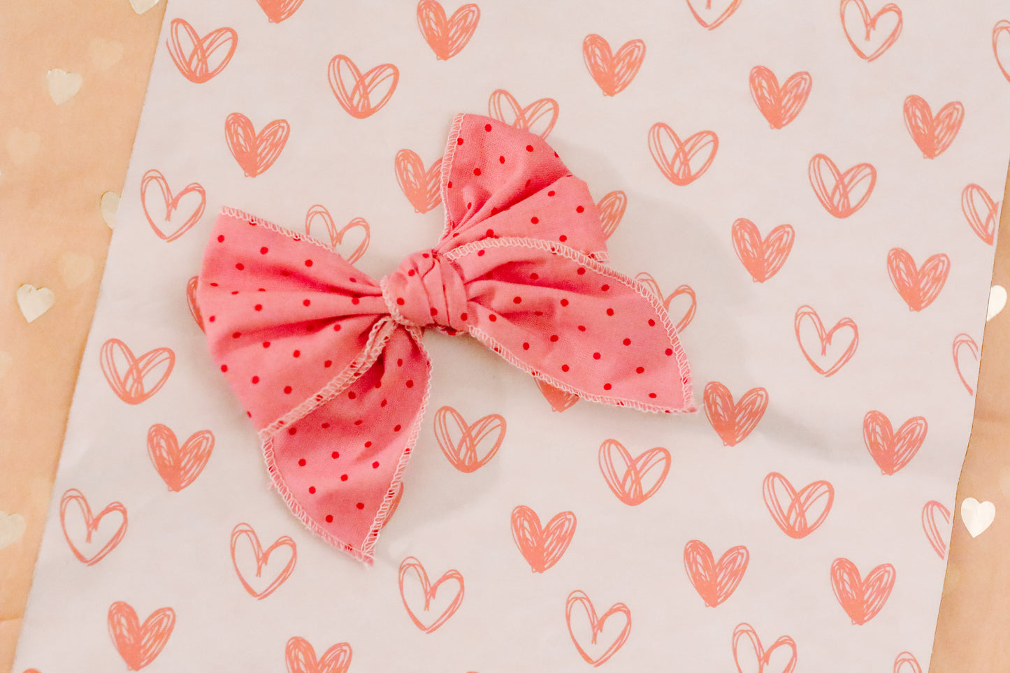Pink Dot Fable Bow