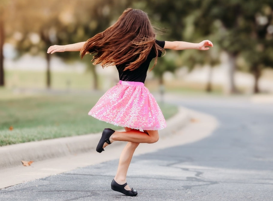 The Swifty Skirt- Sparkle Pink