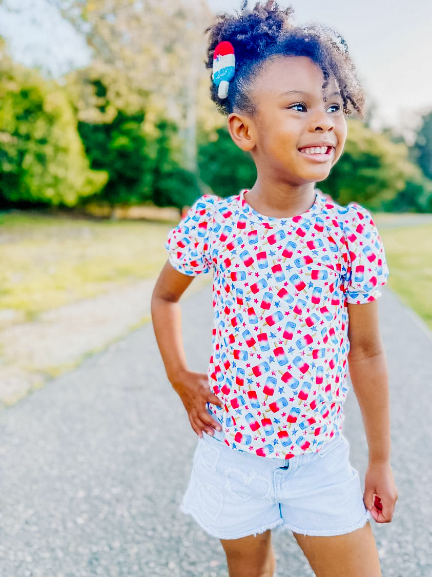 The Emma Blouse- Stars and Popsicles