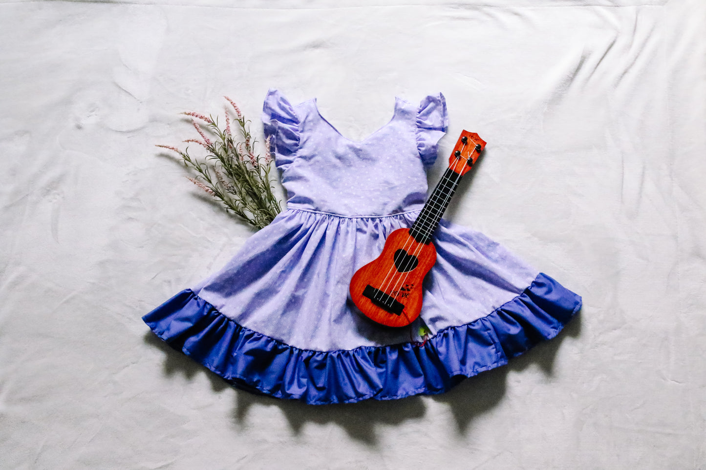 The Annabelle Dress- Purple Floral