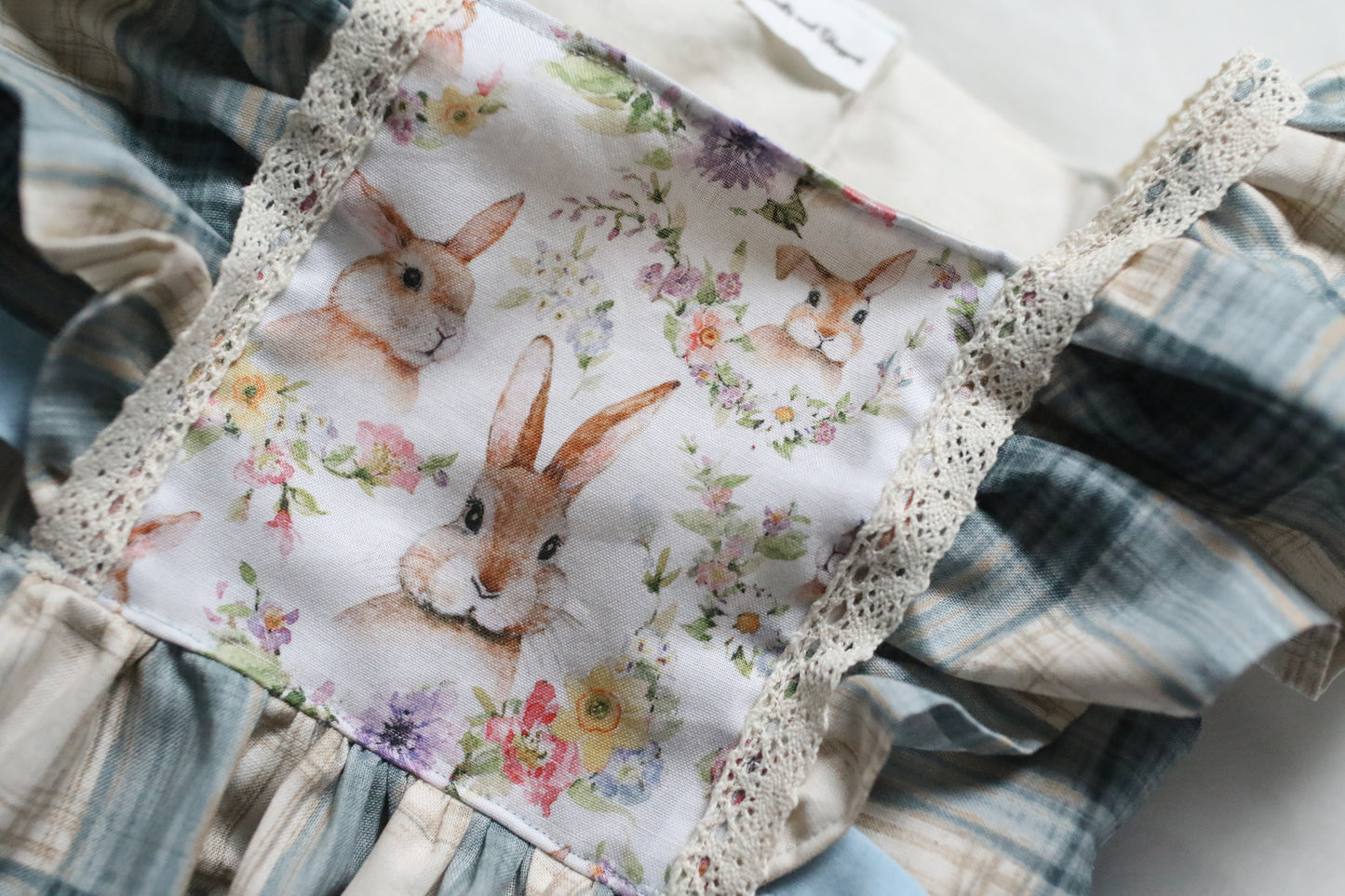 The Haisley Dress- Bunny Blue Plaid