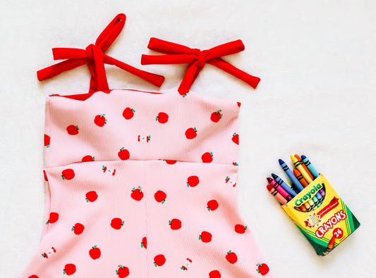 The Isla Romper- Apples