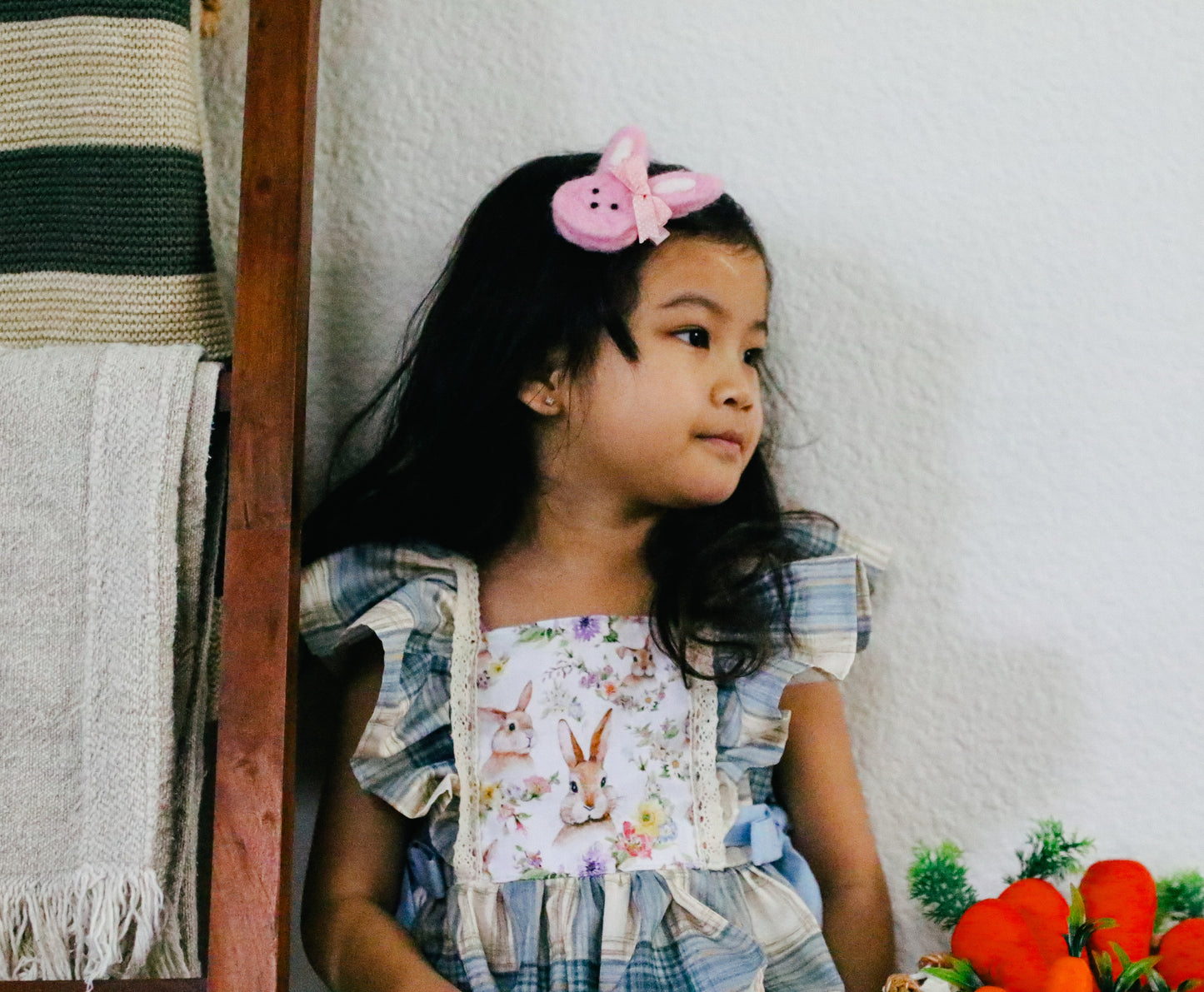 The Haisley Dress- Bunny Blue Plaid