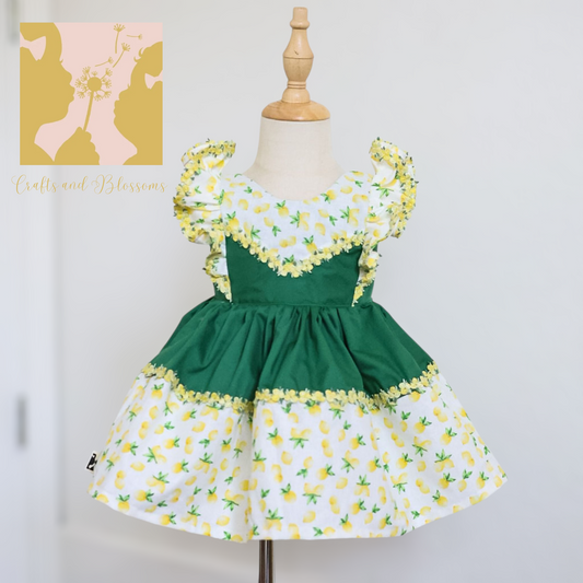 🍋 Lemonade Dress 🍋 (RTS size 12m)