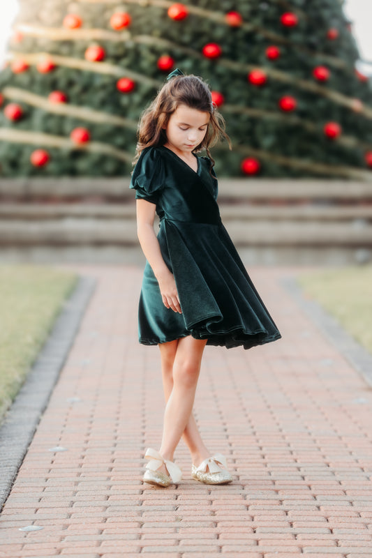 ✨ Velvet Wrap Twirl Dress — Holiday Edition ✨