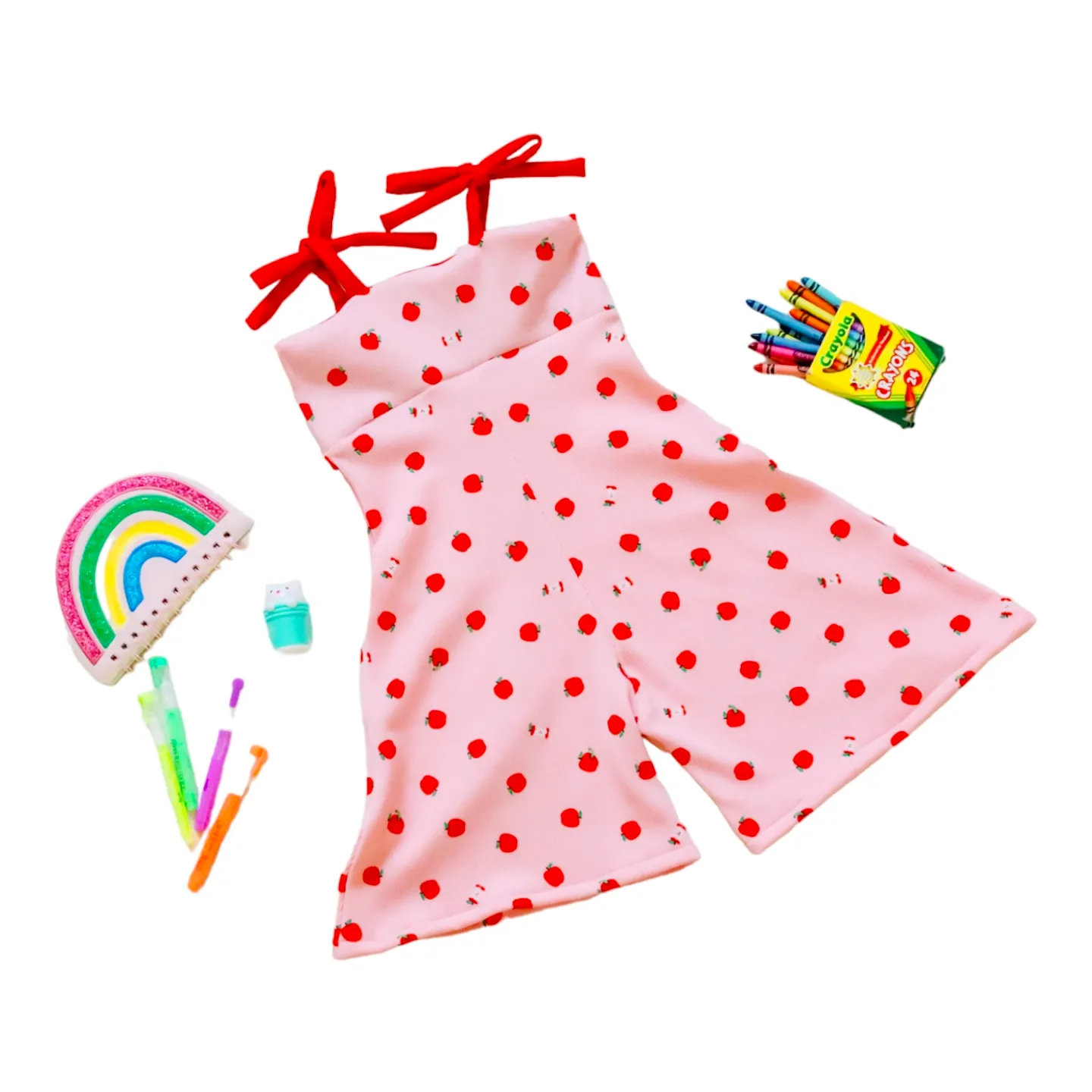 The Isla Romper- Apples