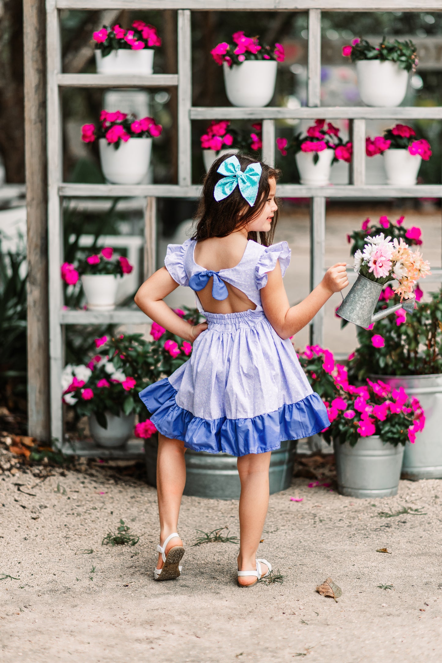 The Annabelle Dress- Purple Floral