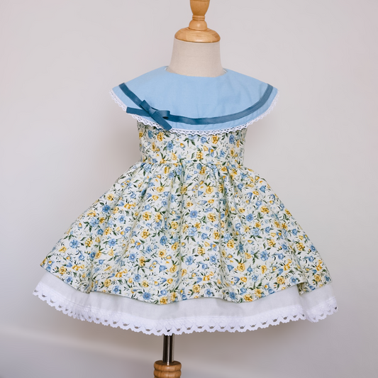 🌼🦋 The Little Bluebell Dress 🦋🌼 3T (RTS)