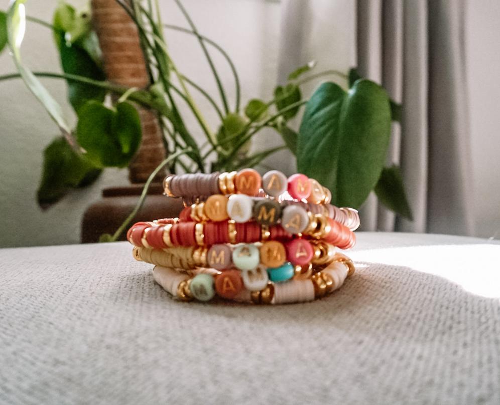 Mama Clay Stacker Bracelets