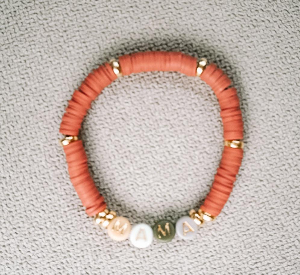 Mama Clay Stacker Bracelets